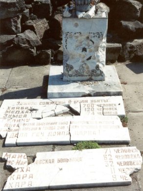 3. Dismantling of the memorial in 2014 / Photo: Sakharov Center