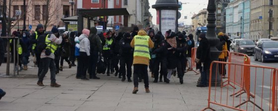 Списки задержанных в связи с акциями против войны с Украиной 8 марта 2022 года