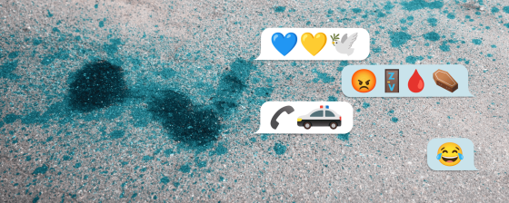 Green paint for “traitors.” Since February 24, protesters have faced attacks and threats more often