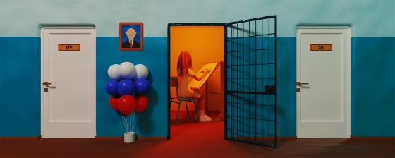 «Говорили, ее у меня отнимут, а меня посадят». На отца школьницы завели уголовное дело после того, как она нарисовала антивоенную картинку