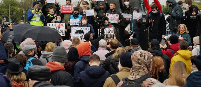 Акции против фальсификаций на выборах 25 сентября 2021 года. Онлайн задержаний