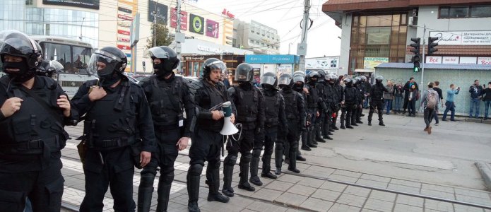 Акции против пенсионной реформы. Онлайн ОВД-Инфо